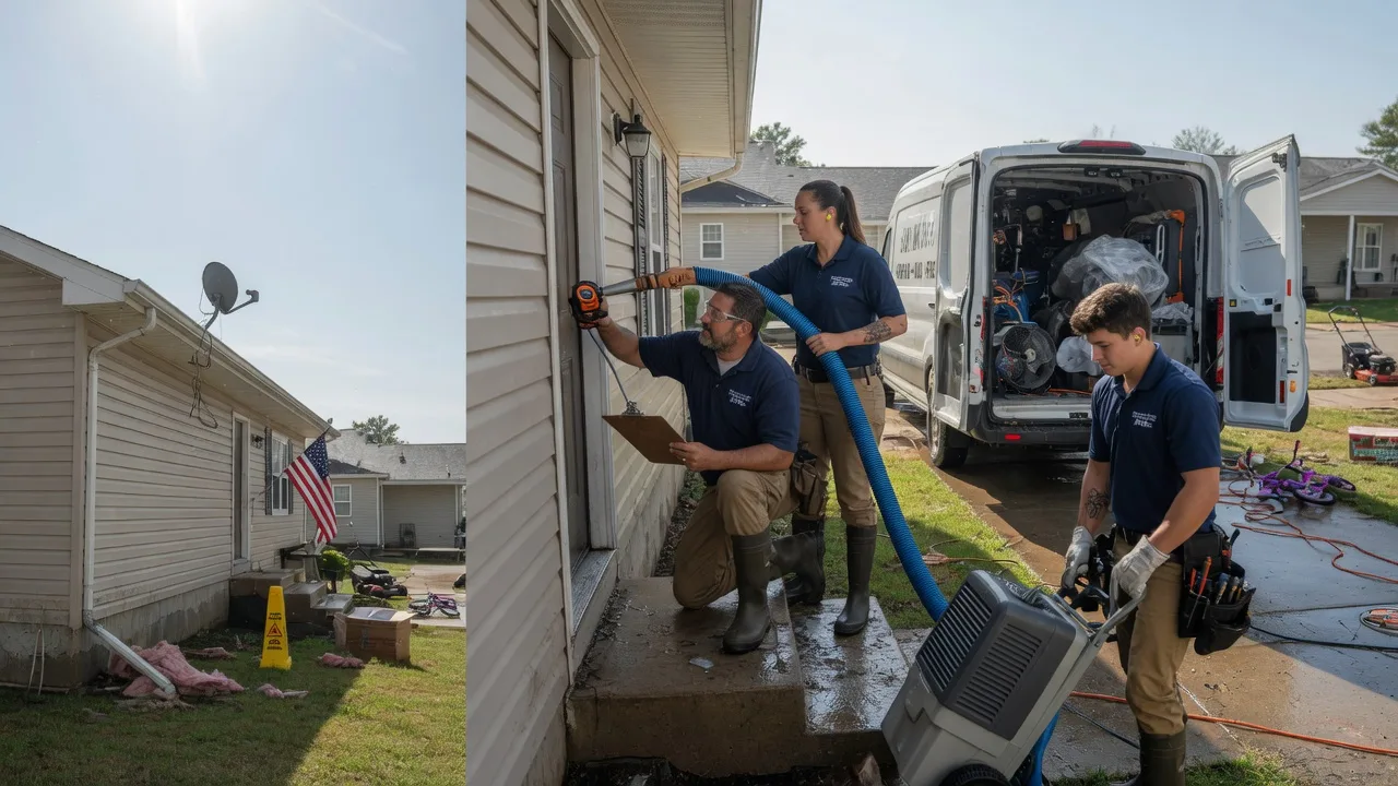 Ceiling Water Damage Restoration in Kerrick, TX near me